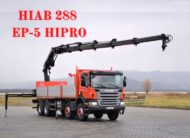 Scania P400 Skrzynia 7,25m+HIAB 288EP-5HIPRO+PILOT