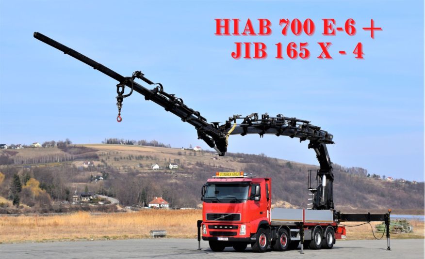 Volvo FH 460 HIAB 700 E-6 + JIB165X-4 /PILOT *8×4
