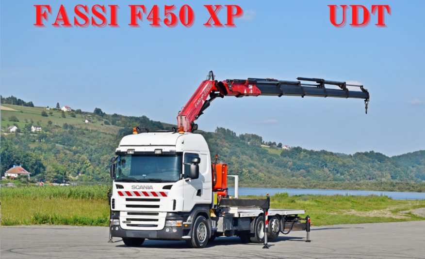 SCANIA R420 * PLATFORMA 6,10m*FASSI F450XP + PILOT