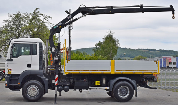 MAN TG 310 A* WYWROTKA 4,80m + HIAB 111 BS - 2 DUO * STAN BDB