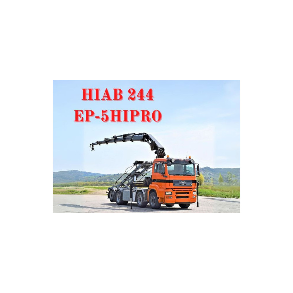 MAN TGA 35.480 Hakowiec * HIAB 244 EP-5HIPRO/PILOT