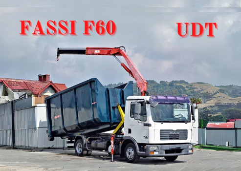 MAN TGL 7.150 Hakowiec + FASSI F60 * STAN BDB