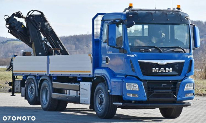 MAN TGS 26.480 * HIAB 144 E - 3 HIDUO + PILOT / 6x4 * STAN BDB