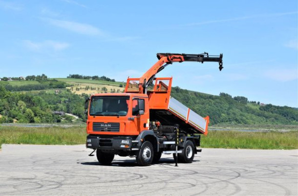 MAN TGM 18.280 WYWROTKA 3,90m * PK 10501 + PILOT/ 4x4