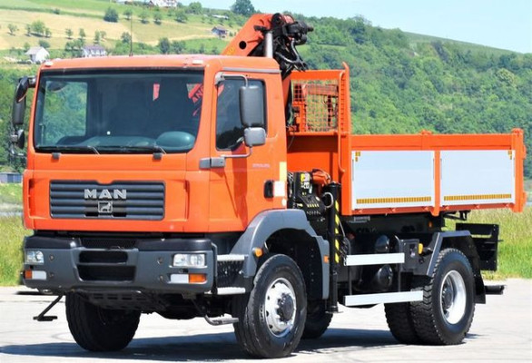 MAN TGM 18.280 WYWROTKA 3,90m * PK 10501 + PILOT/ 4x4