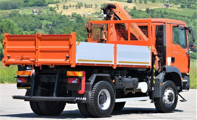 MAN TGM 18.280 WYWROTKA 3,90m * PK 10501 + PILOT/ 4x4