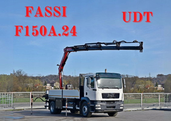 MAN TGM 18.340 SKRZYNIA 5,50m*FASSI F150A.24/PILOT