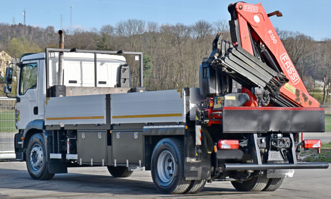 MAN TGM 18.340 SKRZYNIA 5,50m*FASSI F150A.24/PILOT