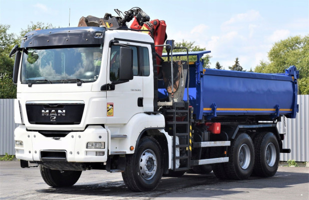 MAN TGS 26.320 * WYWROTKA 4,90 * HMF 1444 Z2/PILOT * 6x4