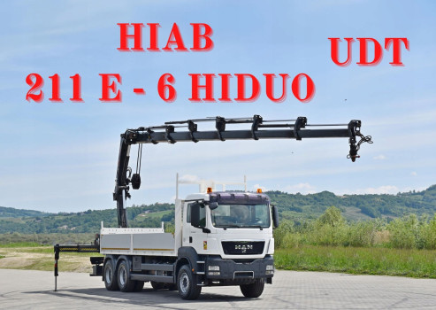 MAN TGS 26.360 * HIAB 211 E - 6 HIDUO + PILOT * 6x4