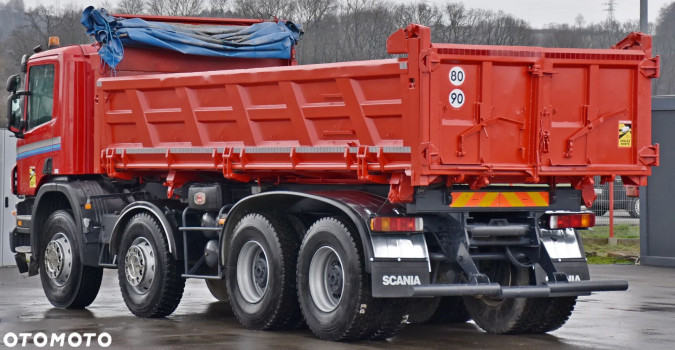 Scania P380 * WYWROTKA 6,10m + BORDMATIC * 8x4