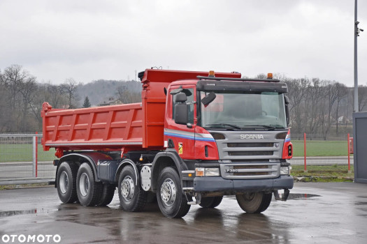 Scania P380 * WYWROTKA 6,10m + BORDMATIC * 8x4