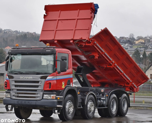 Scania P380 * WYWROTKA 6,10m + BORDMATIC * 8x4