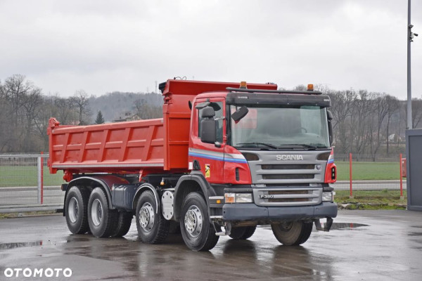 Scania P380 * WYWROTKA 6,10m + BORDMATIC * 8x4