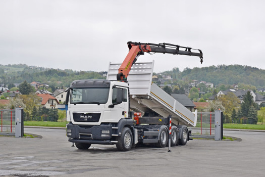 MAN TGS 35.400 Wywrotka 6,50m + PK 23001 - EH C + PILOT / 8x4