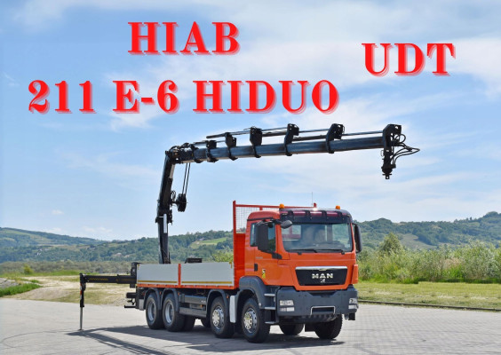 MAN TGS 35.440 * HIAB 211 E - 6 HIDUO + PILOT * 8x4