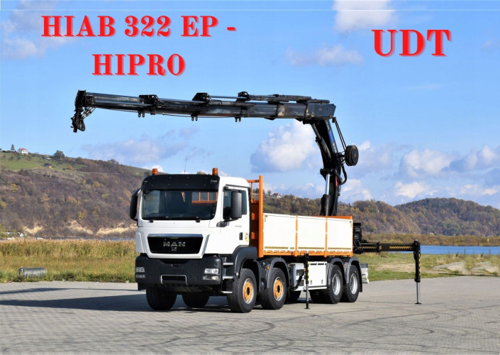 MAN TGS 35.440 * HIAB 322 EP-5 HIPRO + Pilot * 8x4