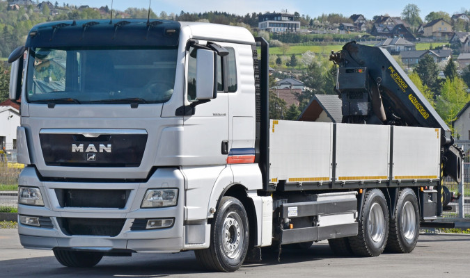 MAN TGX 26.440 * SKRZYNIA 6,40 m * PK 29002 + PILOT / 6x4