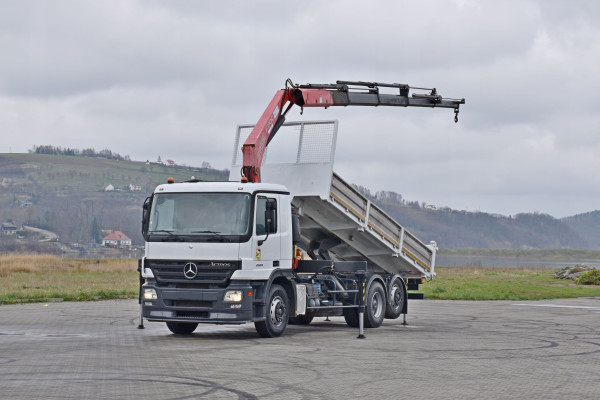 Mercedes Actros 2536 * WYWROTKA 6,20 m * FASSI F190AC.25 + PILOT *