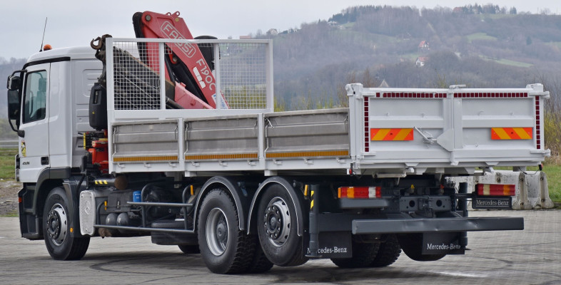 Mercedes Actros 2536 * WYWROTKA 6,20 m * FASSI F190AC.25 + PILOT *