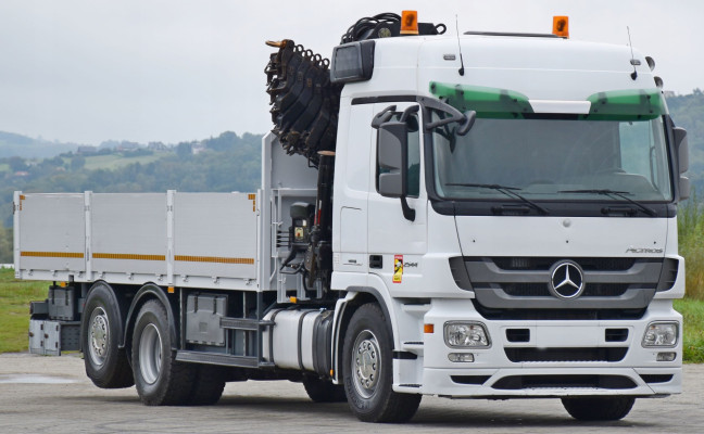 Mercedes Actros 2544 * HIAB 377 E-8 HIPRO + PILOT * STAN BDB