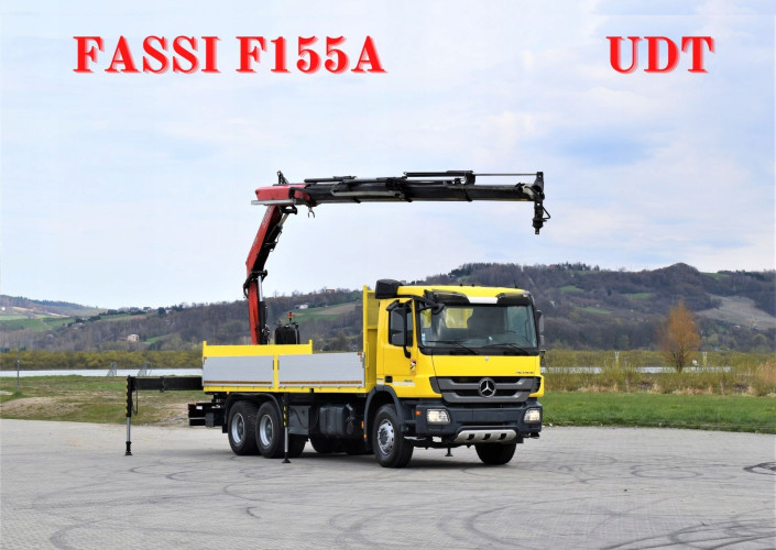 Mercedes Actros 2636 * FASSI F155A + PILOT / 6x4