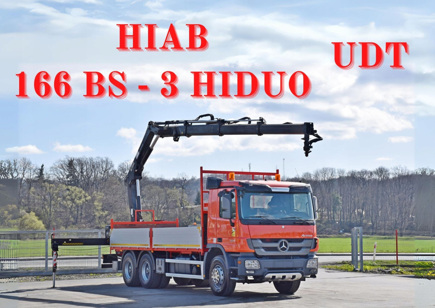 Mercedes Actros 2636 * HIAB 166 BS - 3 HIDUO + PILOT / 6x4