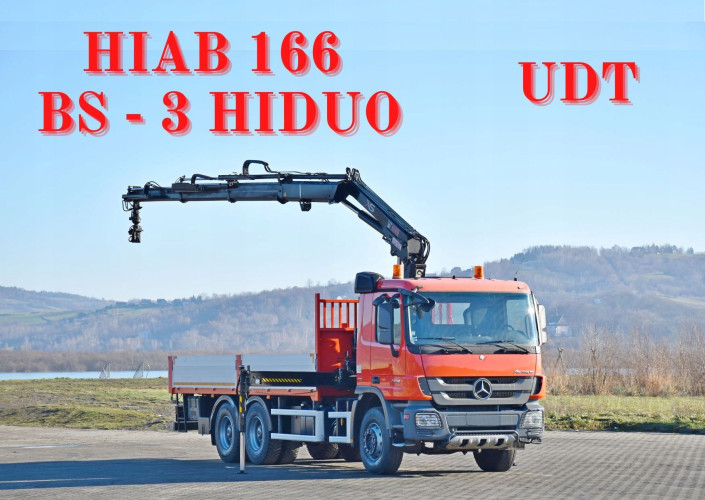 Mercedes Actros 2636 * HIAB 166 BS - 3 HIDUO + PILOT / 6x4