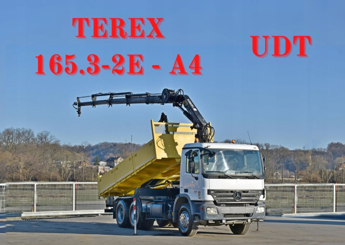 Mercedes Actros 2636 * TEREX 165.2E - A4 + PILOT/ 6x4