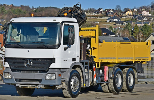 Mercedes Actros 2636 * TEREX 165.2E - A4 + PILOT/ 6x4