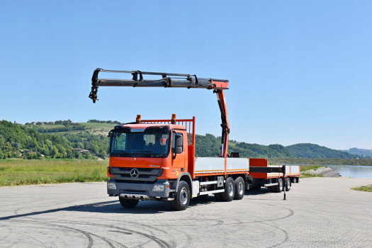 MERCEDES ACTROS 2641 * PK 18002-EH C + PILOT + PRZYCZEPA / 6x4