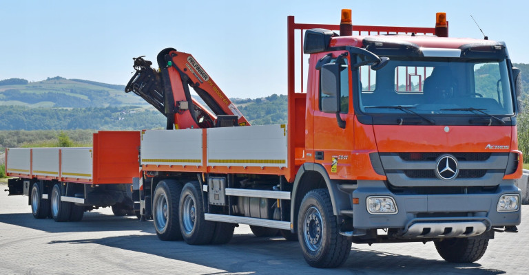 MERCEDES ACTROS 2641 * PK 18002-EH C + PILOT + PRZYCZEPA / 6x4