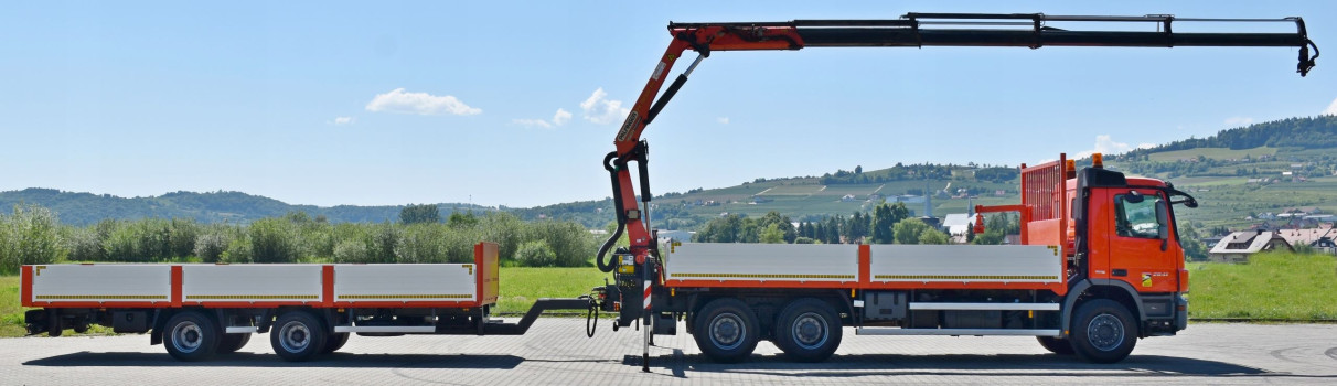 MERCEDES ACTROS 2641 * PK 18002-EH C + PILOT + PRZYCZEPA / 6x4