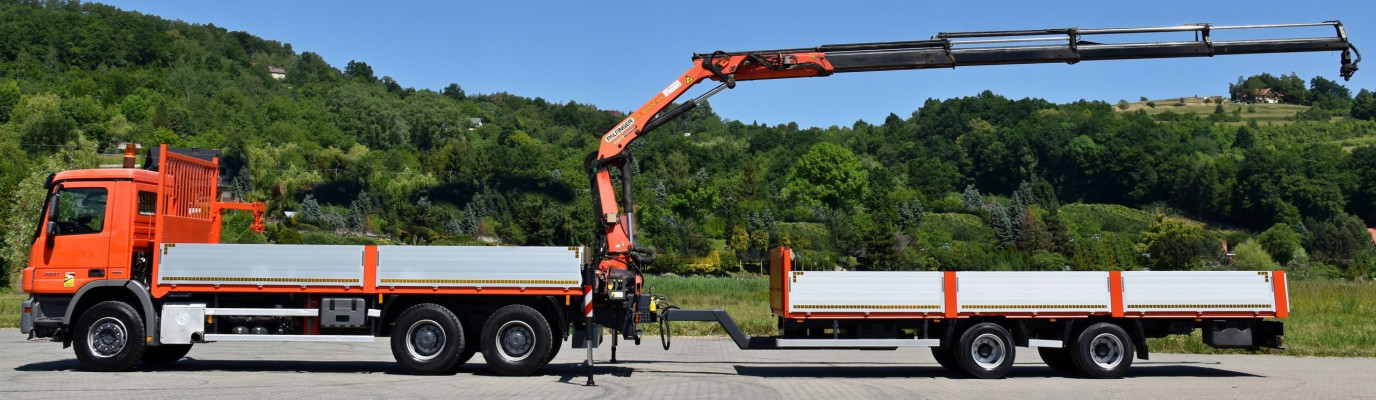 MERCEDES ACTROS 2641 * PK 18002-EH C + PILOT + PRZYCZEPA / 6x4