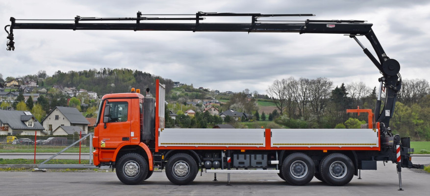 Mercedes Actros 3241 * HIAB 211 EP-5 HIDUO + PILOT / 8x4