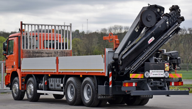 Mercedes Actros 3241 * HIAB 211 EP-5 HIDUO + PILOT / 8x4