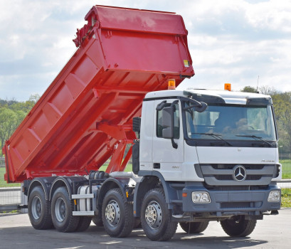 Mercedes ACTROS 3241 * WYWROTKA 5,70m + BORDMATIC / 8x4