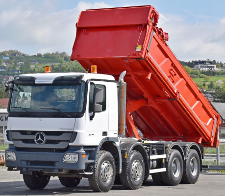 Mercedes ACTROS 3241 * WYWROTKA 5,70m + BORDMATIC / 8x4