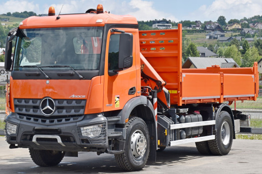 Mercedes AROCS 1832 * WYWROTKA 4,80m + PK 12002 - EH B + B + PILOT