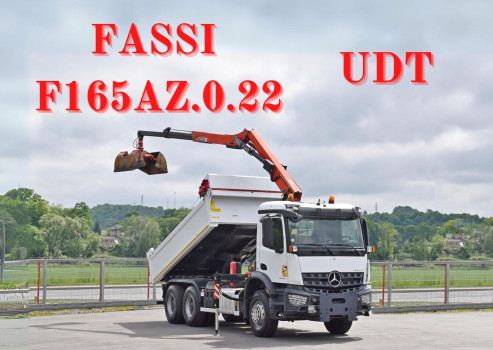 Mercedes AROCS 2635 * FASSI F165AZ.0.22 + PILOT * 6x4