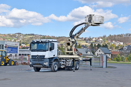 Mercedes AROCS 2836 * PODNOŚNIK KOSZOWY + PILOT * 6x4 * STAN BDB