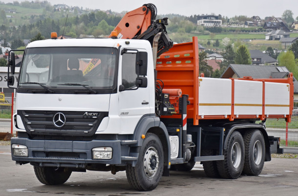 Mercedes AXOR 2633 * WYWROTKA 5,80 m * PK 15500 + PILOT / 6x4