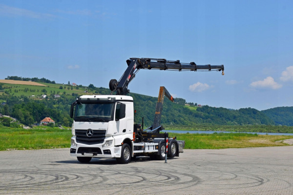 Mercedes Actros 2545 * HIAB 244 EP-5 HIPRO + PILOT * Stan BDB!