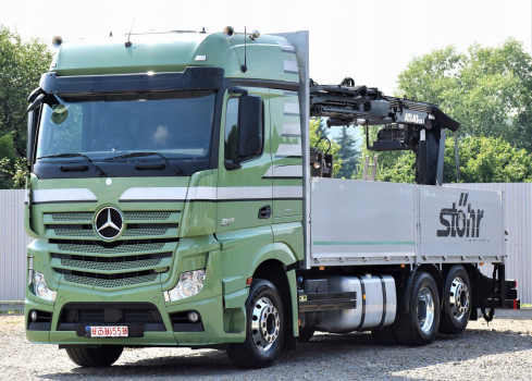 Mercedes Actros 2545 * Skrzynia 6,60 + ATLAS 125.2