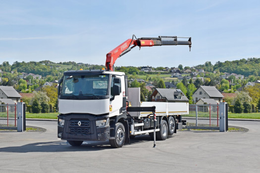 Renault C 380 * SKRZYNIA 7,05 m + FASSI F 173 C + PILOT * STAN BDB!