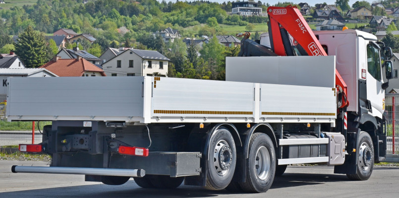 Renault C 380 * SKRZYNIA 7,05 m + FASSI F 173 C + PILOT * STAN BDB!