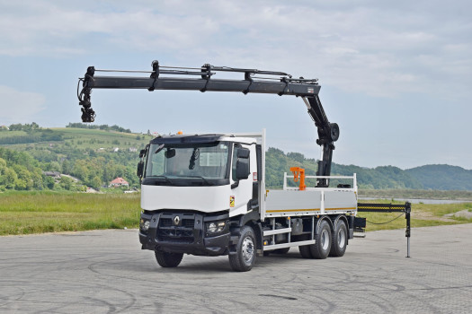 Renault C 430 * SKRZYNIA 6,80 m * HIAB X - HIDUO 188 ES - 4 + PILOT / 6x4