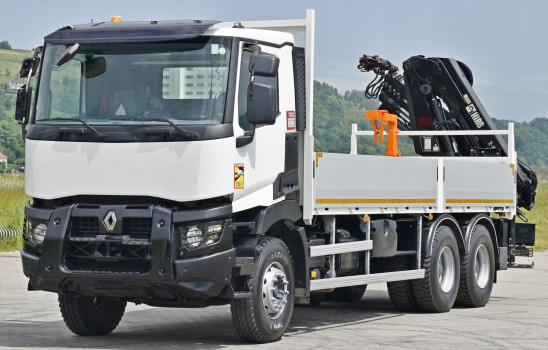 Renault C 430 * SKRZYNIA 6,80 m * HIAB X - HIDUO 188 ES - 4 + PILOT / 6x4