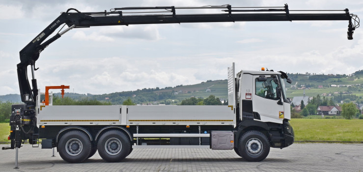 Renault C 430 * SKRZYNIA 6,80 m * HIAB X - HIDUO 188 ES - 4 + PILOT / 6x4