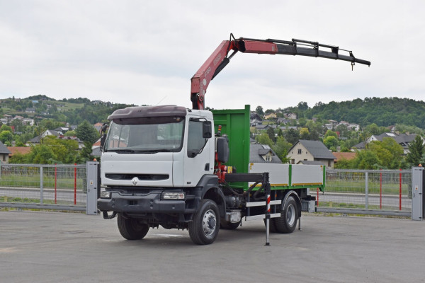 Renault KERAX 370 * SKRZYNIA 5,20m *FASSI F150A.24 + PILOT / 4x4